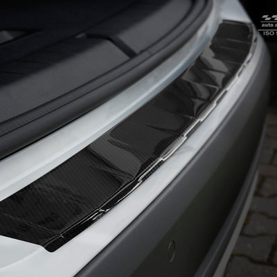 Carbon Ladekantenschutzleiste für BMW  X1 F48  2015-> Schwarz Carbon