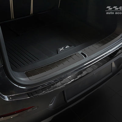 Carbon Ladekantenschutzleiste für BMW  X4 II (GO2) 2018-2021, FL 2021 -> Schwarz Carbon