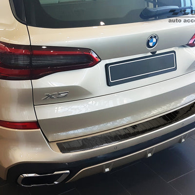 Carbon Ladekantenschutzleiste für BMW  X5 IV G05 M-pakiet 2018-2023 Fl.2023- Schwarz Carbon