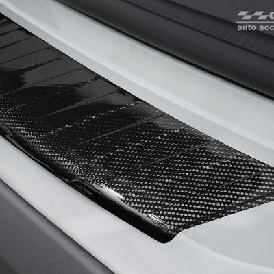 Carbon Ladekantenschutzleiste für BMW  X1 F48  FL2015-2019, FL2019-2022 Schwarz Carbon