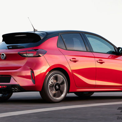 Carbon Ladekantenschutzleiste für OPEL CORSA F VI ULTIMATE hatchback 5D 2019->2023,   FL 2023-> / Corsa-e GS Line 2019->2023,  FL 2023-> / GS Line hatchback 5D 2019-> 2023,  FL 2023-> Schwarz Carbon