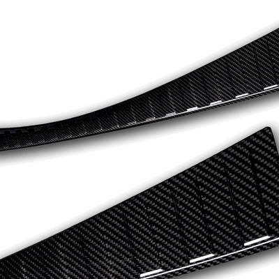 Carbon Ladekantenschutzleiste für Mitsubishi ASX Schwarz Carbon