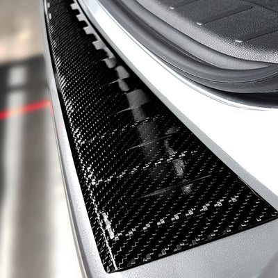 Carbon Ladekantenschutzleiste für Mitsubishi ASX Schwarz Carbon