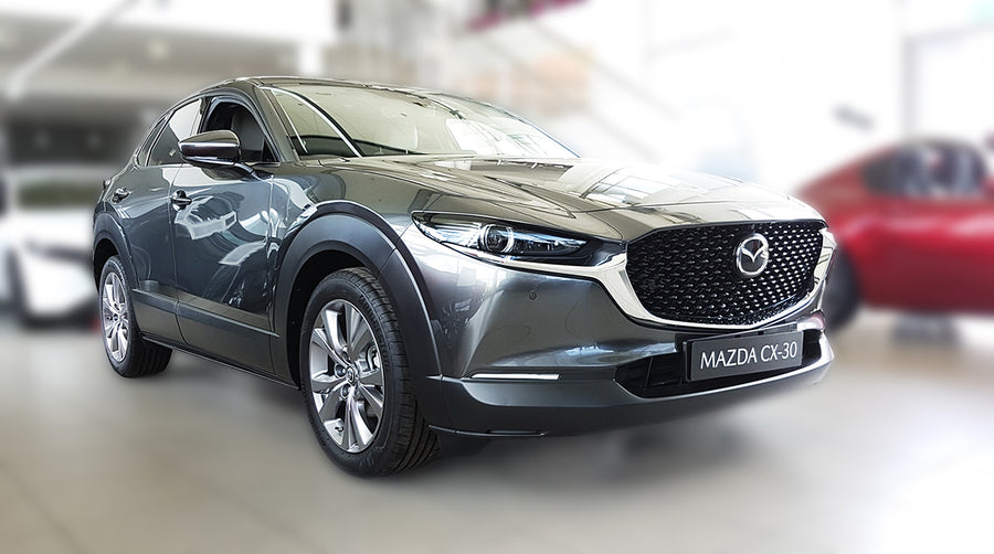 Carbon Ladekantenschutzleiste für MAZDA  CX-30 2019-> Schwarz Carbon