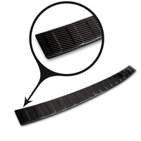 Carbon Ladekantenschutzleiste für AUDI  A4 B9 ALLROAD 2016-2019, FL2019-> Schwarz Carbon