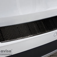 Carbon Ladekantenschutzleiste für AUDI  A4 B9 ALLROAD 2016-2019, FL2019-> Schwarz Carbon