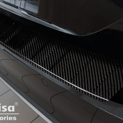 Carbon Ladekantenschutzleiste für VOLKSWAGEN  PASSAT B8 variant / R-line / Alltrack/ GTE 2014-2019, FL2019->2023 Schwarz Carbon
