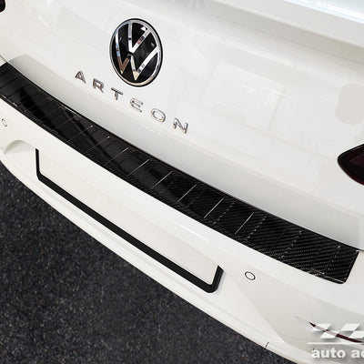 Carbon Ladekantenschutzleiste für VOLKSWAGEN  ARTEON 2017-2020, FL2020-> Schwarz Carbon