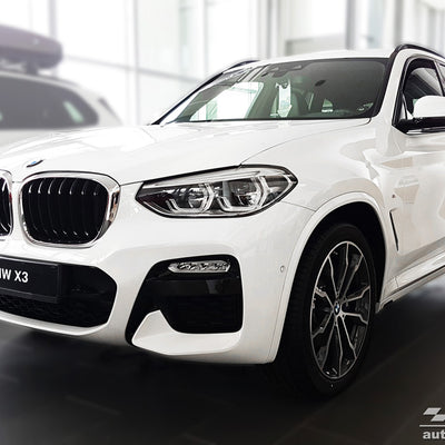 Carbon Ladekantenschutzleiste für BMW  X3 G01 (without M pakiet) 2017-2021, FL2021- FL2021-2024 Schwarz Carbon