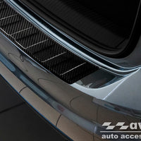 Carbon Ladekantenschutzleiste für VOLKSWAGEN  GOLF SPORTSVAN  2014-2017, FL2017-> Schwarz Carbon