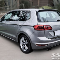 Carbon Ladekantenschutzleiste für VOLKSWAGEN  GOLF SPORTSVAN  2014-2017, FL2017-> Schwarz Carbon