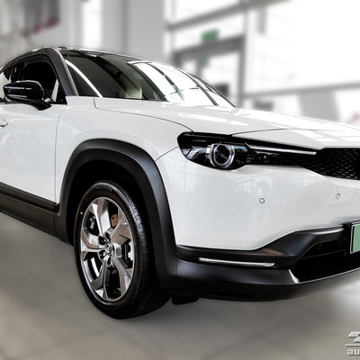 Carbon Ladekantenschutzleiste für MAZDA  MX-30 2020-> Schwarz Carbon