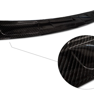 Carbon Ladekantenschutzleiste für  FORD  EDGE II / ST-Line / Vignale FL2018->  (European version) Schwarz Carbon