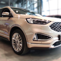 Carbon Ladekantenschutzleiste für  FORD  EDGE II / ST-Line / Vignale FL2018->  (European version) Schwarz Carbon