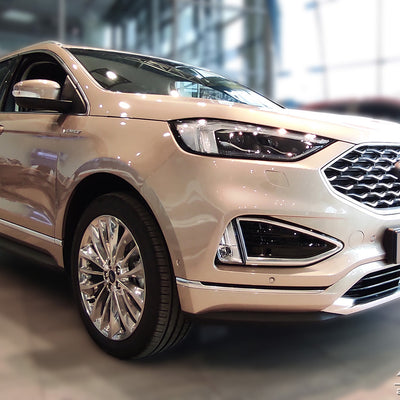 Carbon Ladekantenschutzleiste für  FORD  EDGE II / ST-Line / Vignale FL2018->  (European version) Schwarz Carbon