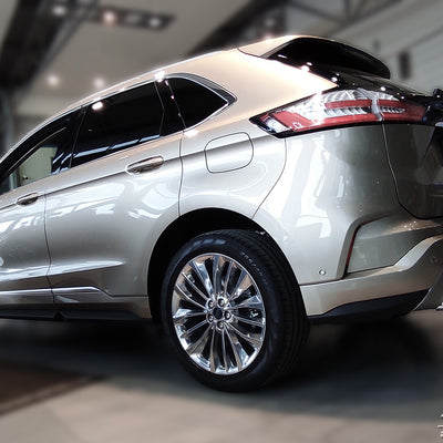 Carbon Ladekantenschutzleiste für  FORD  EDGE II / ST-Line / Vignale FL2018->  (European version) Schwarz Carbon