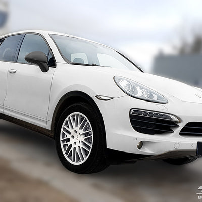 Carbon Ladekantenschutzleiste für PORSCHE CAYENNEII (92A) 2010-2014 Schwarz Carbon