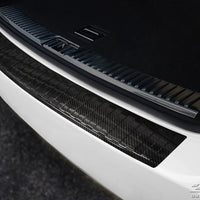Carbon Ladekantenschutzleiste für PORSCHE CAYENNEII (92A) 2010-2014 Schwarz Carbon