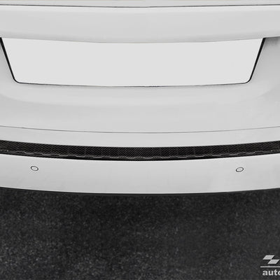 Carbon Ladekantenschutzleiste für PORSCHE CAYENNEII (92A) 2010-2014 Schwarz Carbon