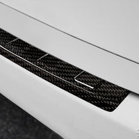 Carbon Ladekantenschutzleiste für PORSCHE CAYENNEII (92A) 2010-2014 Schwarz Carbon