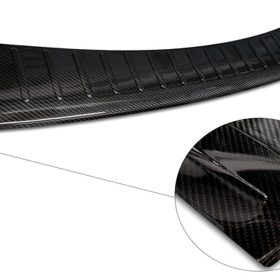 Carbon Ladekantenschutzleiste für PEUGEOT  508 I SW  2011-2014, FL2014-2018 /  PEUGEOT 508 I RXH 2011-2014, FL2014-2018 Schwarz Carbon