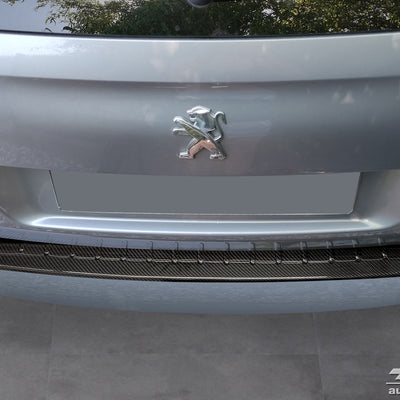 Carbon Ladekantenschutzleiste für PEUGEOT  508 I SW  2011-2014, FL2014-2018 /  PEUGEOT 508 I RXH 2011-2014, FL2014-2018 Schwarz Carbon