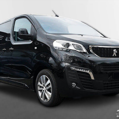 Carbon Ladekantenschutzleiste für PEUGEOT TRAVELLER 2016-> Schwarz Carbon