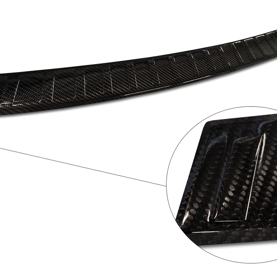 Carbon Ladekantenschutzleiste für BMW iX3 (G08) 2020-> 2021 Schwarz Carbon