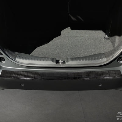 Carbon Ladekantenschutzleiste für HONDA JAZZ V CROSSTAR hybrid 2020-> Schwarz Carbon