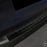 Carbon Ladekantenschutzleiste für HONDA JAZZ V CROSSTAR hybrid 2020-> Schwarz Carbon