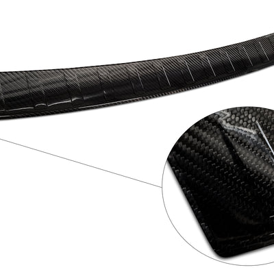 Carbon Ladekantenschutzleiste für BMW  X6 II F16 2014-2019 Schwarz Carbon