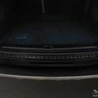 Carbon Ladekantenschutzleiste für AUDI A6 C7 Allroad 2012-2014, FL2014-2018 Schwarz Carbon