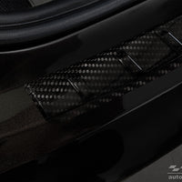Carbon Ladekantenschutzleiste für AUDI A6 C7 Allroad 2012-2014, FL2014-2018 Schwarz Carbon