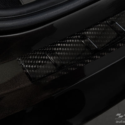 Carbon Ladekantenschutzleiste für AUDI A6 C7 Allroad 2012-2014, FL2014-2018 Schwarz Carbon