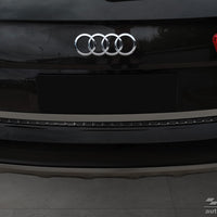 Carbon Ladekantenschutzleiste für AUDI A6 C7 Allroad 2012-2014, FL2014-2018 Schwarz Carbon