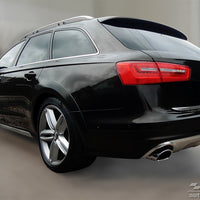 Carbon Ladekantenschutzleiste für AUDI A6 C7 Allroad 2012-2014, FL2014-2018 Schwarz Carbon