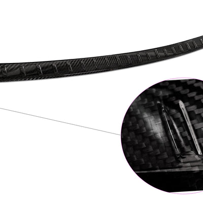 Carbon Ladekantenschutzleiste für AUDI A6 C7 Allroad 2012-2014, FL2014-2018 Schwarz Carbon