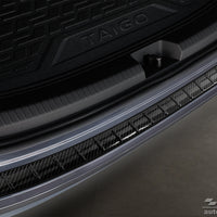 Carbon Ladekantenschutzleiste für VOLKSWAGEN TAIGO 2021-> Schwarz Carbon