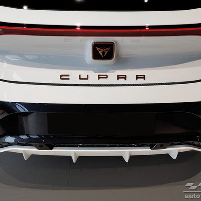 Carbon Ladekantenschutzleiste für CUPRA BORN hatchback 5D 2021-> Schwarz Carbon