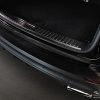 Carbon Ladekantenschutzleiste für PORSCHE CAYENNE III 2017-> (P0536) Schwarz Carbon