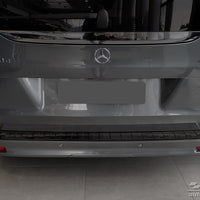 Carbon Ladekantenschutzleiste für MERCEDES  V Class W447 / VITO III / Marco Polo 2014-2019, FL2019-2024, FL 2024-> (the version with two rear doors and the version with trunk opening upwards) Schwarz Carbon