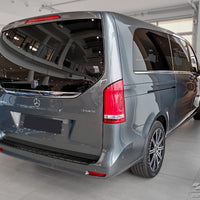 Carbon Ladekantenschutzleiste für MERCEDES  V Class W447 / VITO III / Marco Polo 2014-2019, FL2019-2024, FL 2024-> (the version with two rear doors and the version with trunk opening upwards) Schwarz Carbon