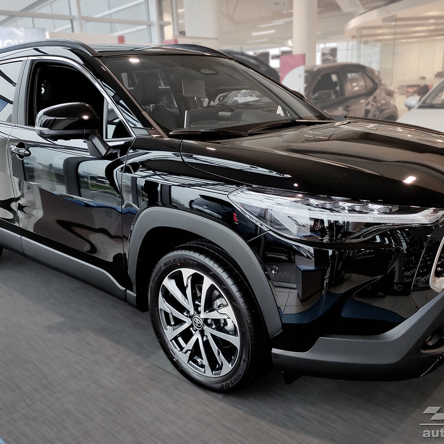 Carbon Ladekantenschutzleiste für TOYOTA COROLLA CROSS (XG1TJ) 2022-> Schwarz Carbon