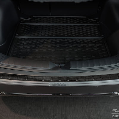 Carbon Ladekantenschutzleiste für TOYOTA COROLLA CROSS (XG1TJ) 2022-> Schwarz Carbon