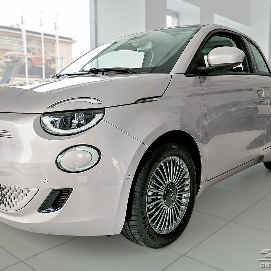 Carbon Ladekantenschutzleiste für FIAT  500 e II hatchback 3D 2020->  / Fiat e II cabrio 2020-> / Fiat 500 II 3+1 Electric Schwarz Carbon