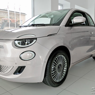 Carbon Ladekantenschutzleiste für FIAT  500 e II hatchback 3D 2020->  / Fiat e II cabrio 2020-> / Fiat 500 II 3+1 Electric Schwarz Carbon