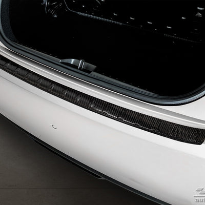 Carbon Ladekantenschutzleiste für FIAT  500 e II hatchback 3D 2020->  / Fiat e II cabrio 2020-> / Fiat 500 II 3+1 Electric Schwarz Carbon