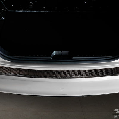 Carbon Ladekantenschutzleiste für FIAT  500 e II hatchback 3D 2020->  / Fiat e II cabrio 2020-> / Fiat 500 II 3+1 Electric Schwarz Carbon
