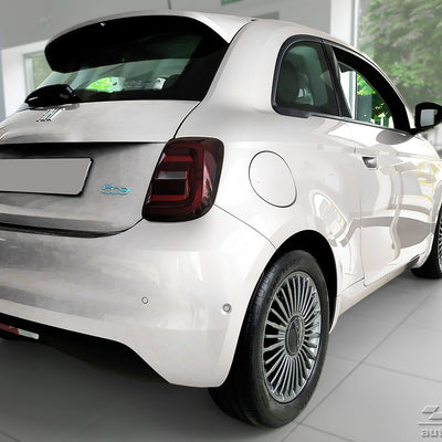 Carbon Ladekantenschutzleiste für FIAT  500 e II hatchback 3D 2020->  / Fiat e II cabrio 2020-> / Fiat 500 II 3+1 Electric Schwarz Carbon