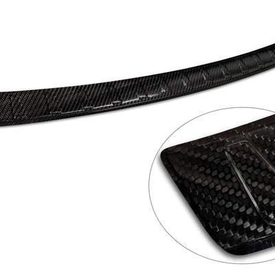 Carbon Ladekantenschutzleiste für FIAT  500 e II hatchback 3D 2020->  / Fiat e II cabrio 2020-> / Fiat 500 II 3+1 Electric Schwarz Carbon